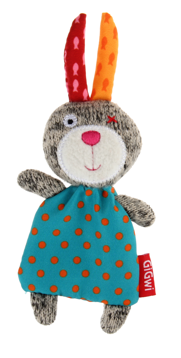 Gioco gatto GiGwi Blue Rabbit Refillable Catnip - immagine 2