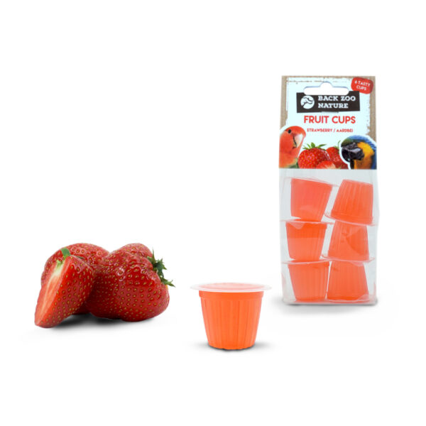 Fruit cups alla fragola 6pz