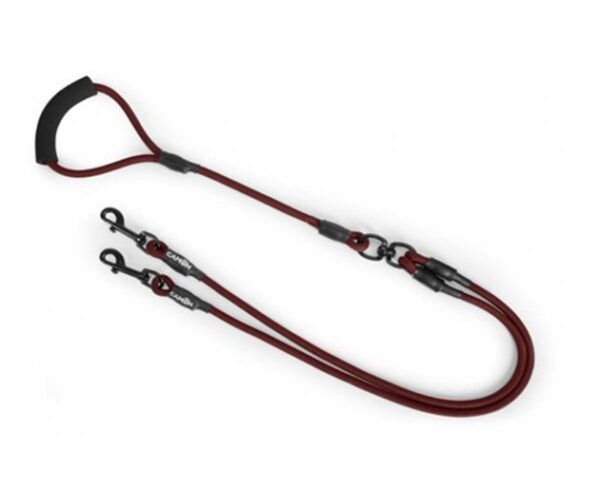 Guinzaglio Accoppiacane Doppio Corda D.8MM/120 CM Color Vinaccia Camon