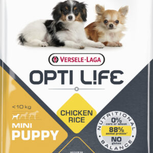 Opti Life Puppy Mini con pollo per cucciolo di piccola taglia 2,5kg