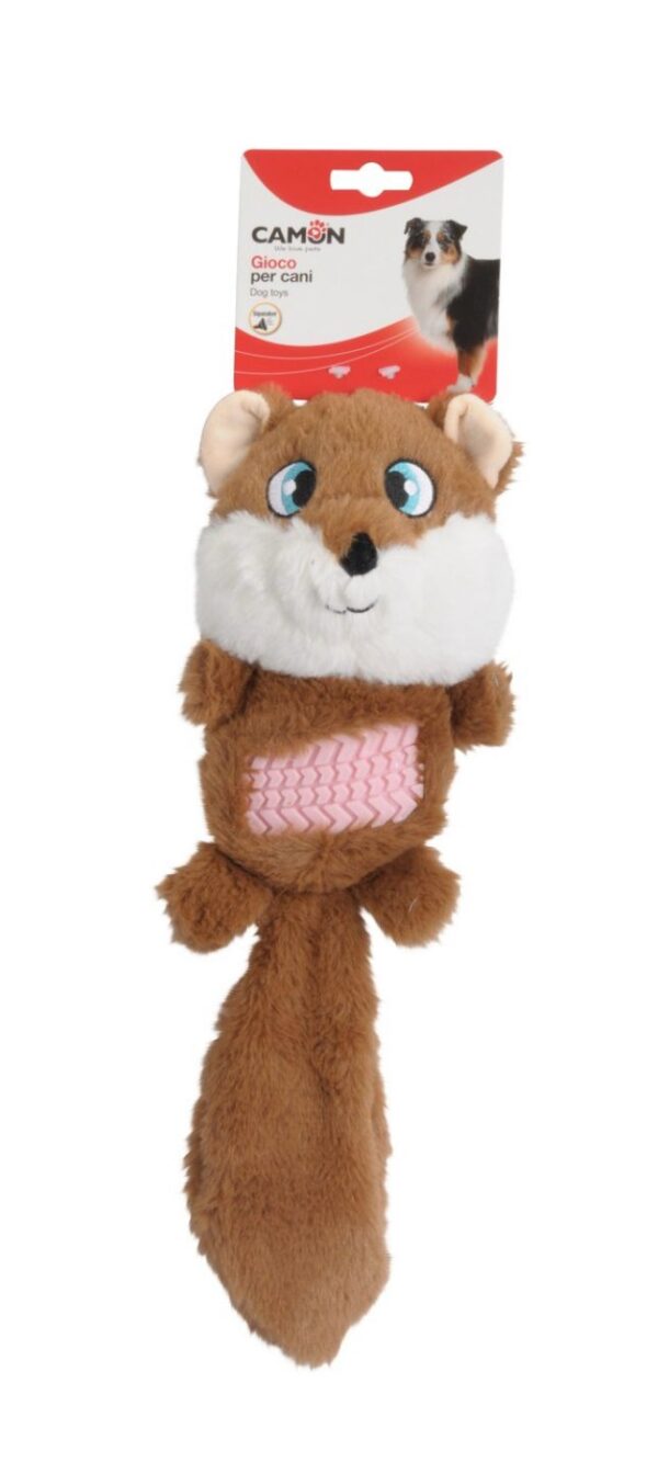 Camon- Castoro in peluche con squeaker
