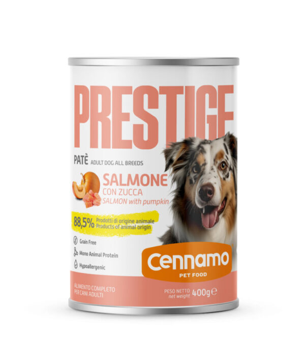 Prestige Patè Dog Adult Salmone Monoproteico 400 gr