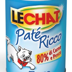 LECHAT Patè Ricco Gatto 24X400 gr Gatti pate’ Gusti Mix