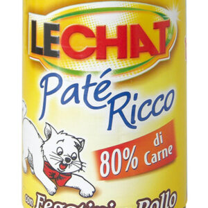 LECHAT Patè Ricco Gatto 24X400 gr Gatti pate' Gusti Mix