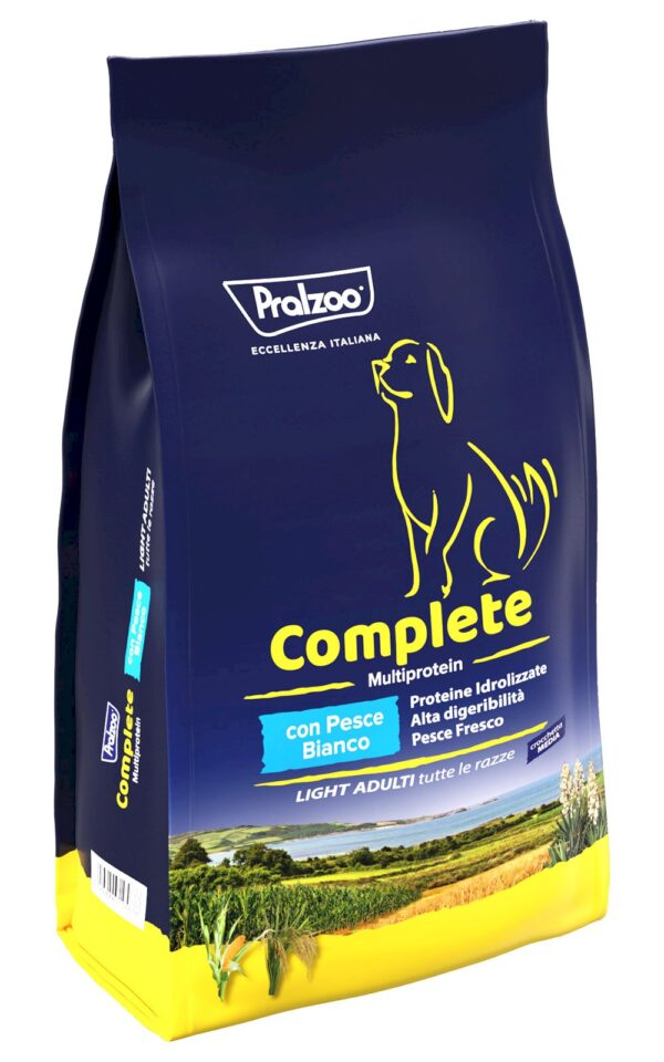 PRALZOO Complete Adulti con Pesce Bianco - 2 kg LIGHT