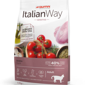 Italian Way Gatto  Sensitive Anatra 1,5kg