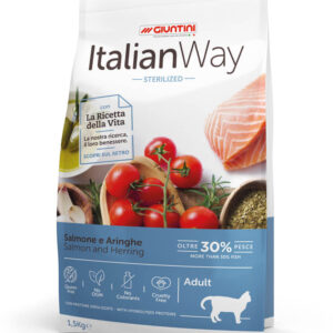 ItalianWay Adult Sterilized EXIGENT● Salmone e Aringhe 1,5kg