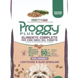 Proggy Plus Lenticchie e Alga spirulina Mini-Adult 2,2 kg